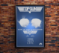 Top Gun 1986 - 3D - Classic Movie Poster