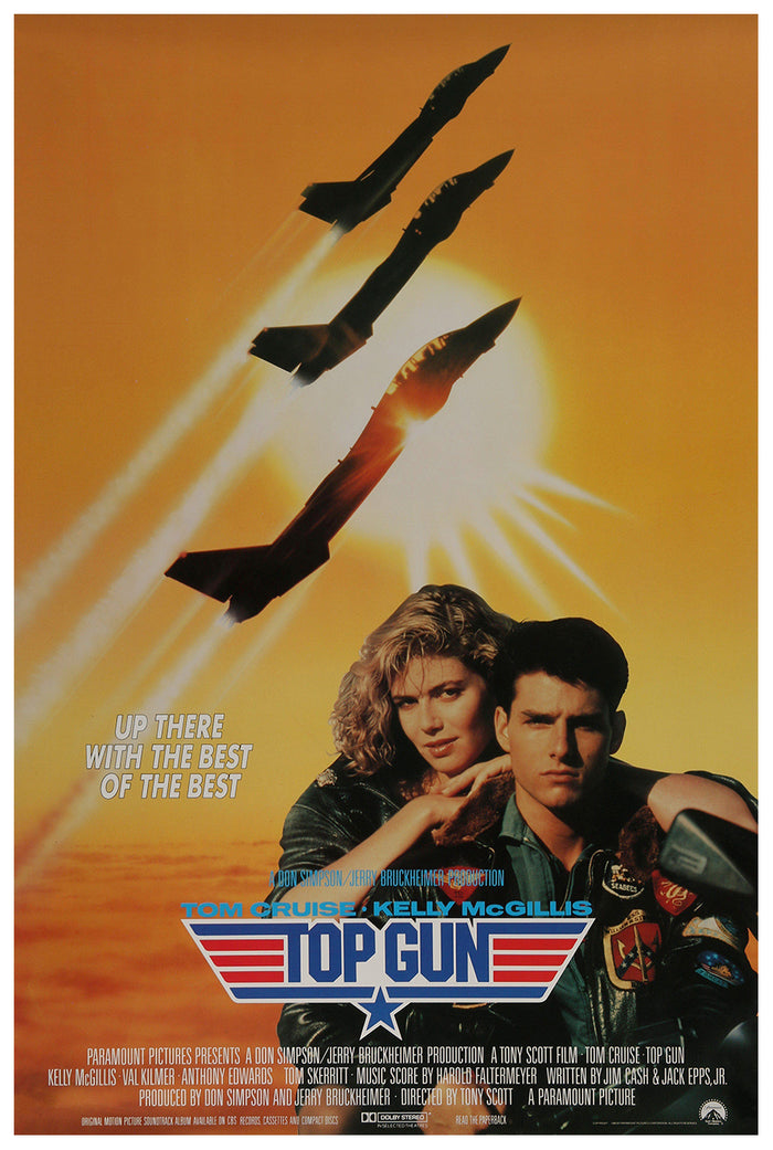 Top Gun 1986 - v3 - Classic Movie Poster