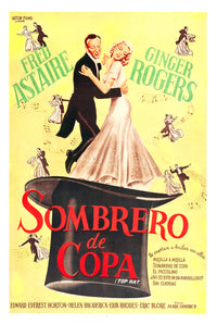 Top Hat 1935 - Fred Astaire - Aegentina (2) - Classic Movie Poster