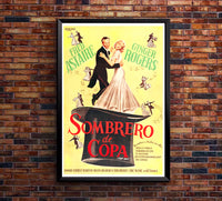 Top Hat 1935 - Fred Astaire - Aegentina (2) - Classic Movie Poster
