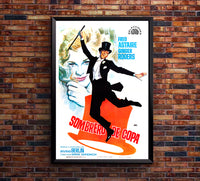 Top Hat 1935 - Fred Astaire - Spain - Classic Movie Poster