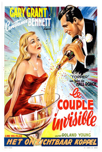 Topper 1937 - Cary Grant - Belgium - Classic Movie Poster
