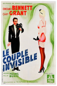 Topper 1937 - Cary Grant - France - Classic Movie Poster