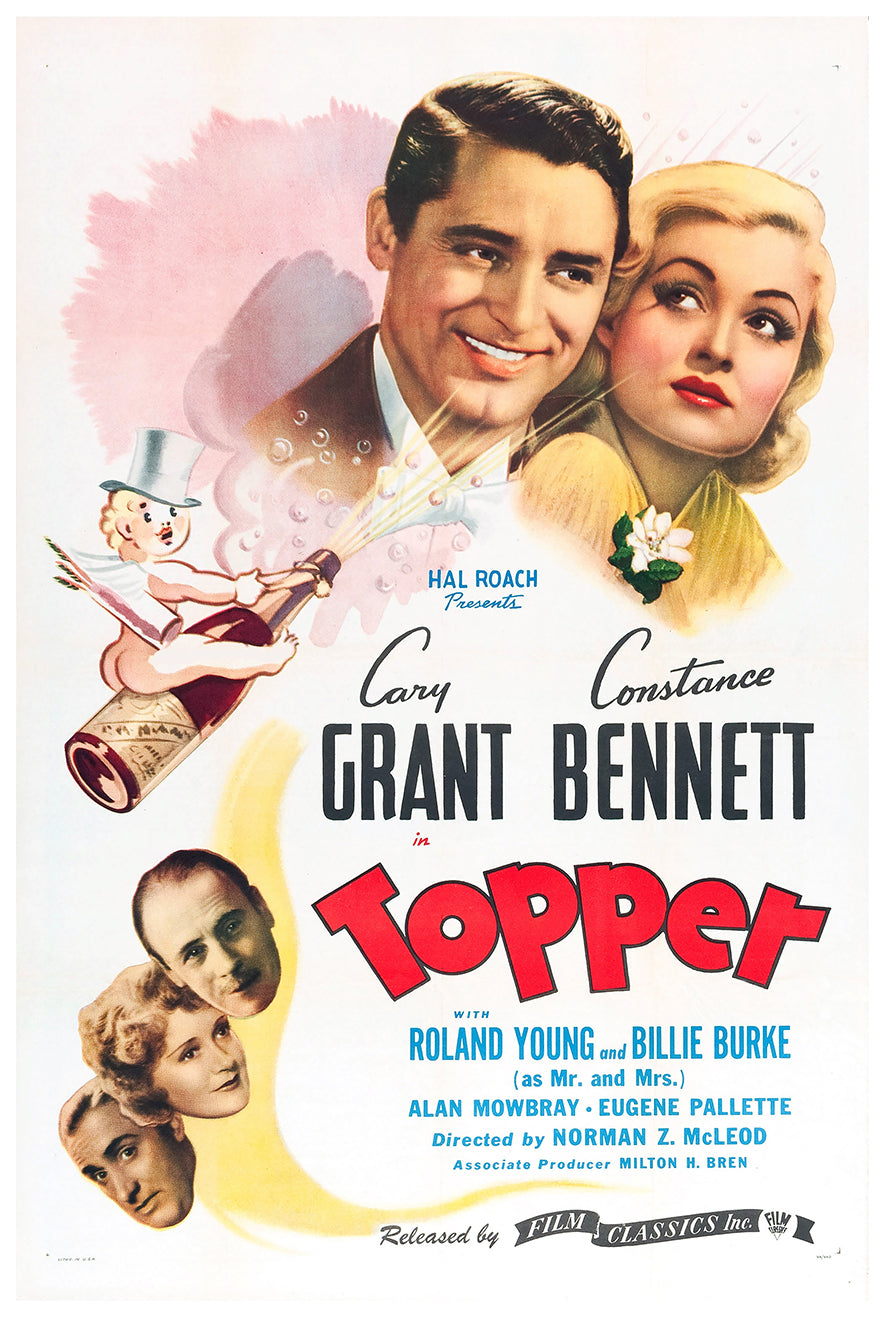 Topper 1937 - Cary Grant - US(3) - Classic Movie Poster
