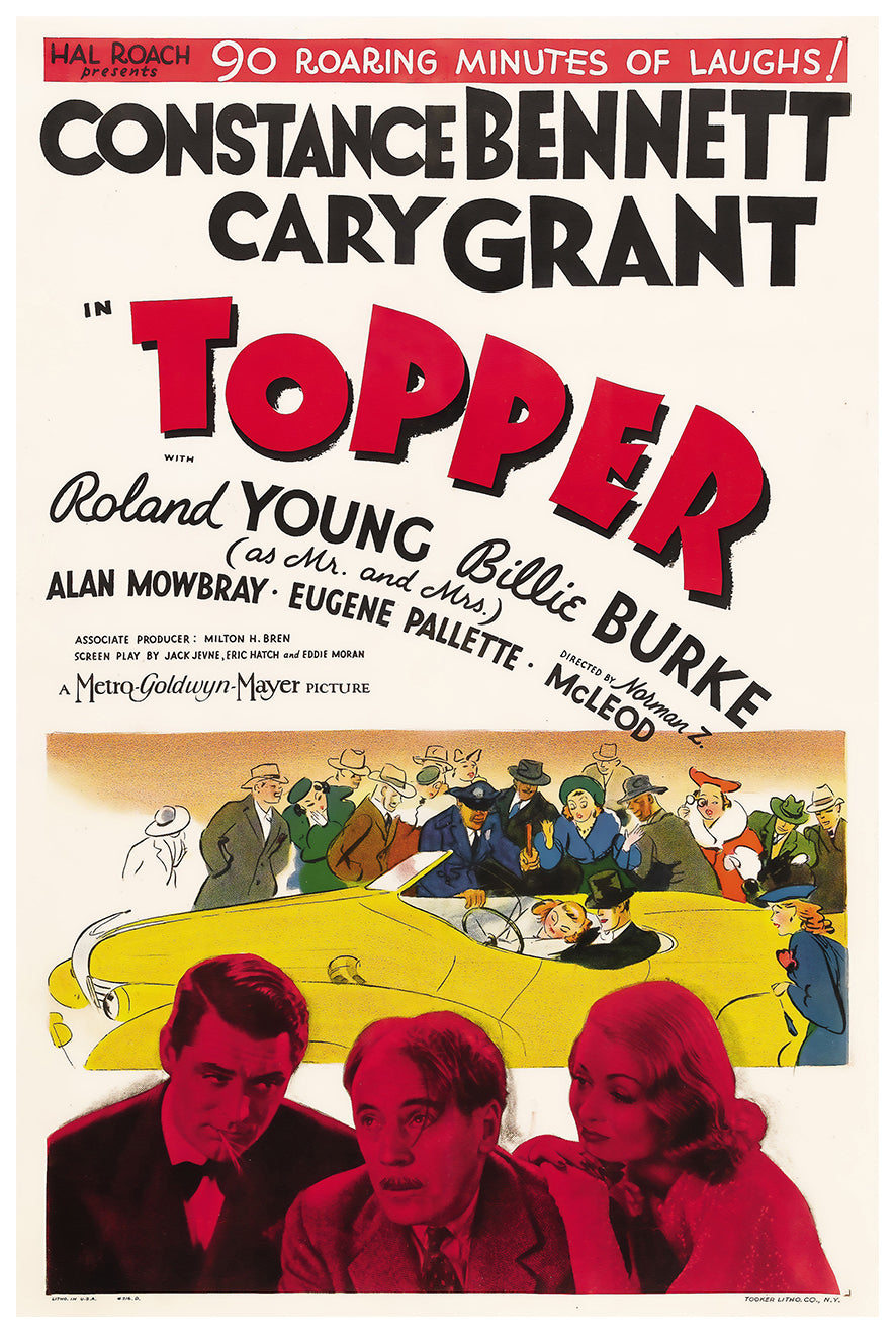 Topper 1937 - Cary Grant - US - Classic Movie Poster