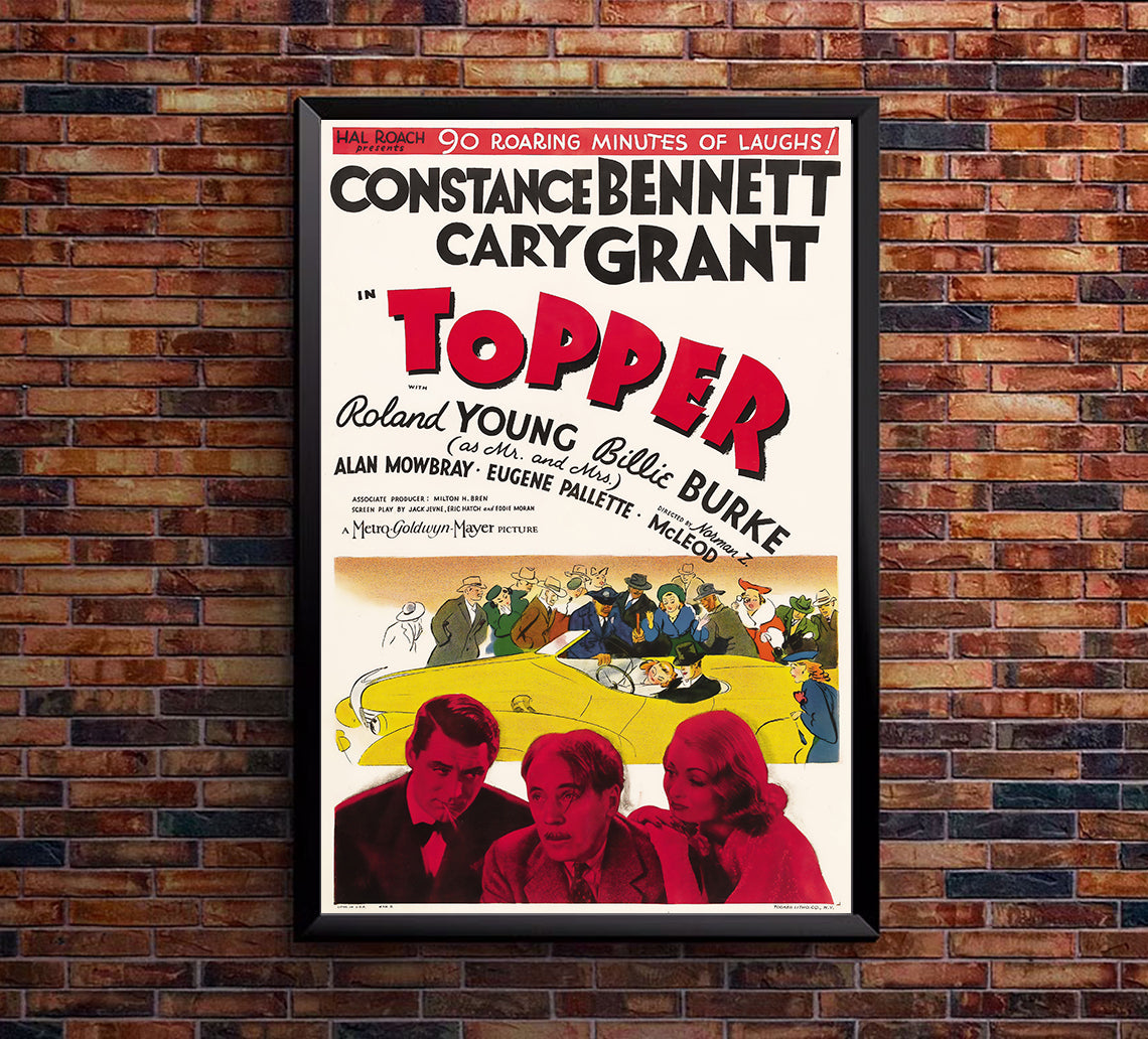 Topper 1937 - Cary Grant - US - Classic Movie Poster
