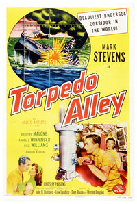 Torpedo Alley 1953 - Charles Bronson - US - Classic Movie Poster