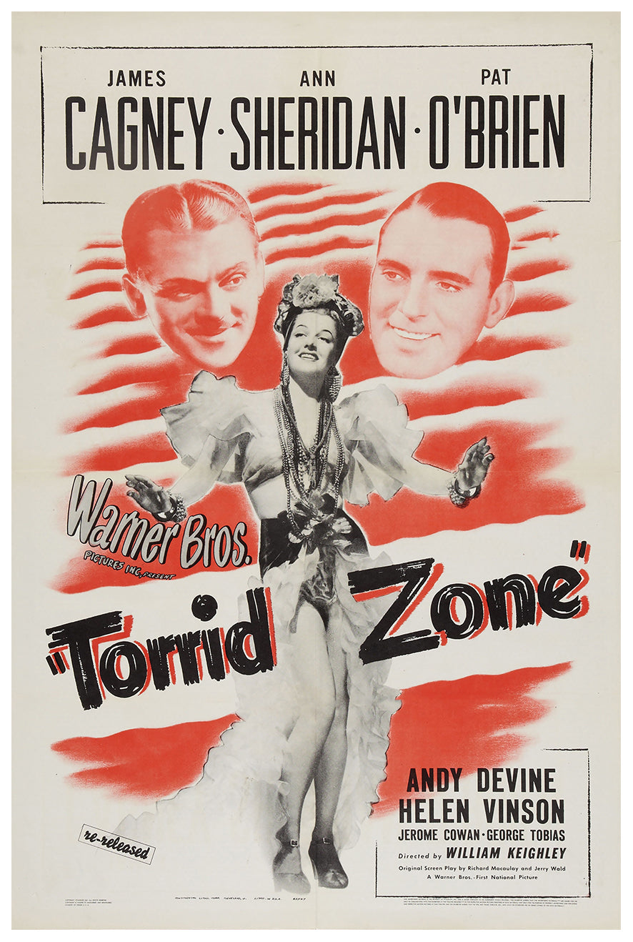 Torrid Zone 1940 - James Cagney - US - Classic Movie Poster