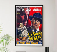 Touch of Evil 1958 - Belgium - Charlton Heston - Vintage Classic Movie Poster