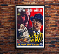 Touch of Evil 1958 - Belgium - Charlton Heston - Vintage Classic Movie Poster