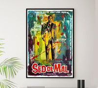 Touch of Evil 1958 - Spanish - Charlton Heston - Vintage Classic Movie Poster
