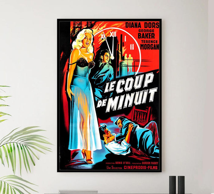 Tread Softly Stranger 1958 - French - Vintage Classic Movie Poster