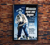 Tribute to a Bad Man 1956 - James Cagney - Sweden - Classic Movie Poster