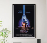 Tron 1982 - Teaser v1 - Classic Movie Poster