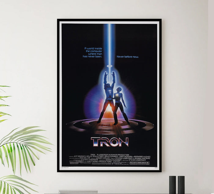 Tron 1982 - Teaser v1 - Classic Movie Poster