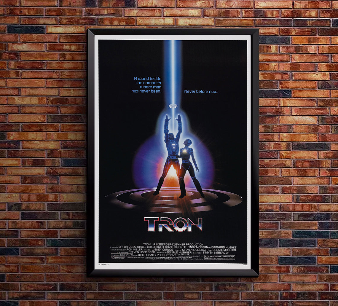 Tron 1982 - Teaser v1 - Classic Movie Poster