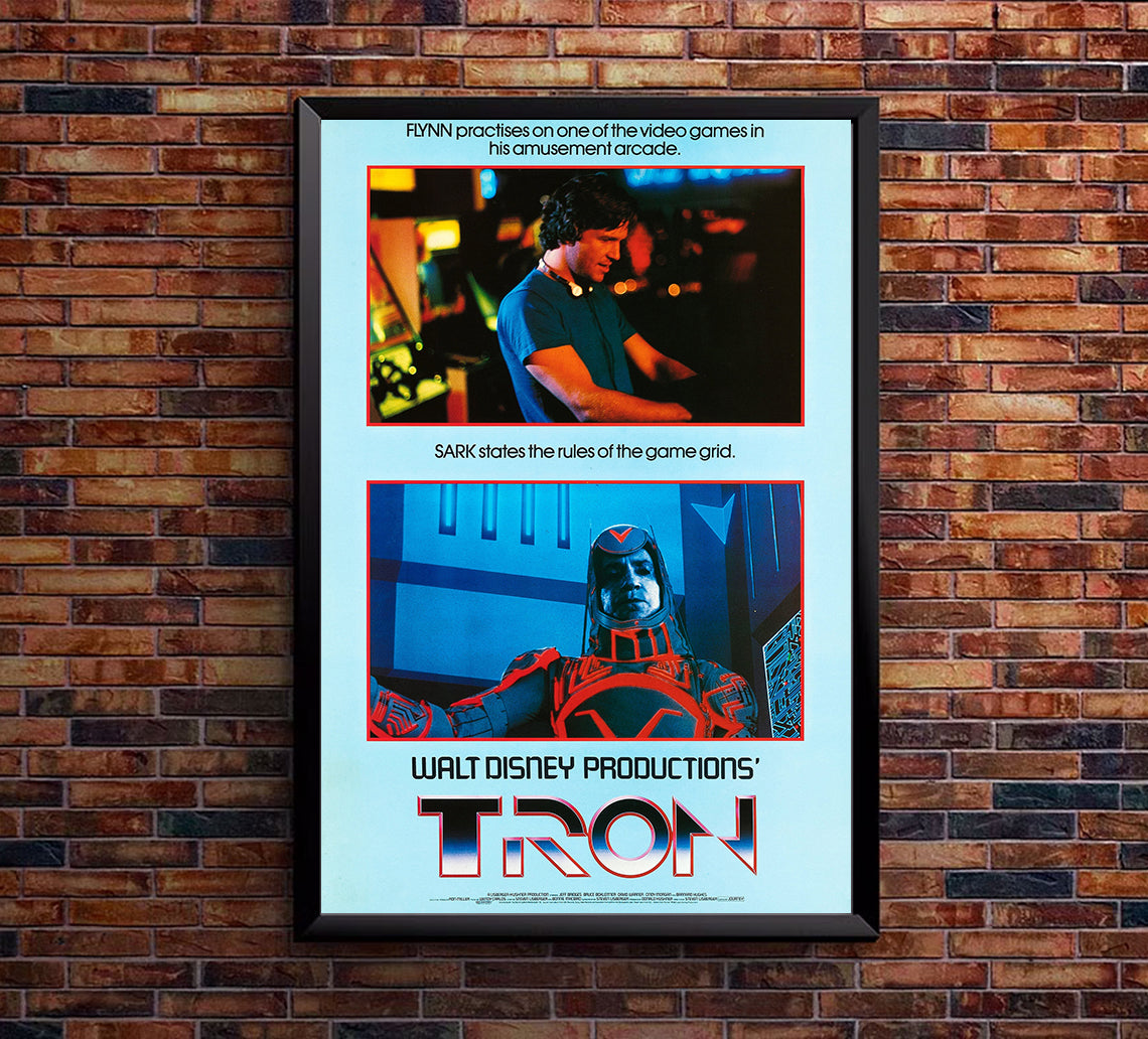 Tron 1982 - v4 - Classic Movie Poster