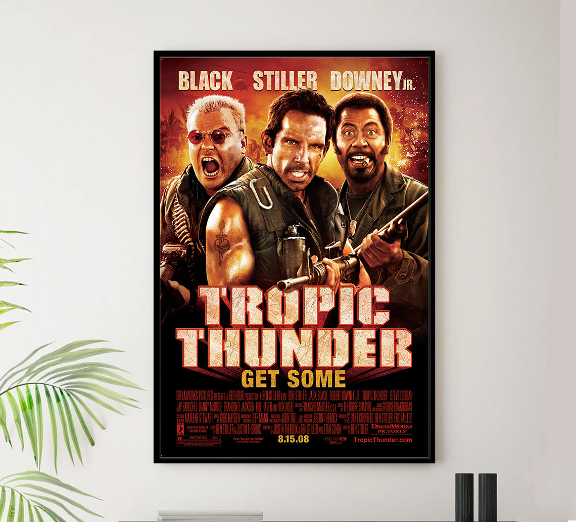 Tropic Thunder 2008 - Classic Movie Poster