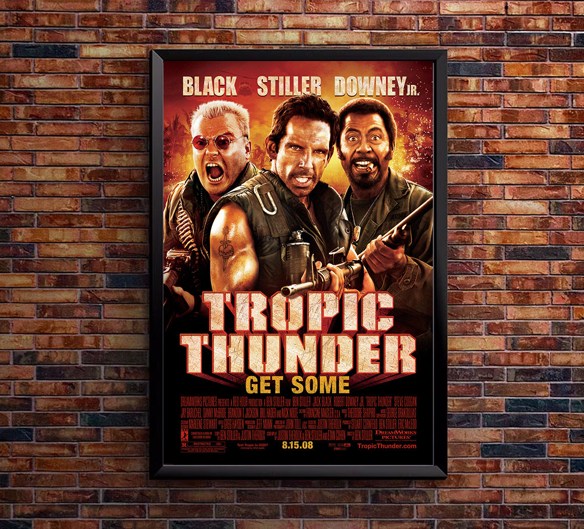 Tropic Thunder 2008 - Classic Movie Poster