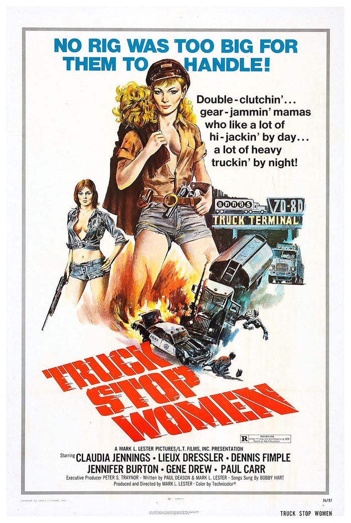 Truck Stop Women 1974 - Vintage Horror Classic Movie Poster