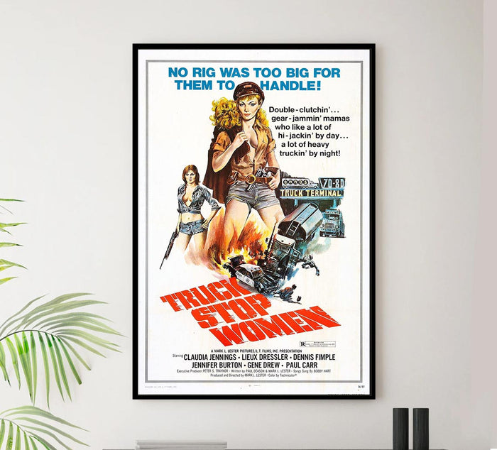 Truck Stop Women 1974 - Vintage Horror Classic Movie Poster
