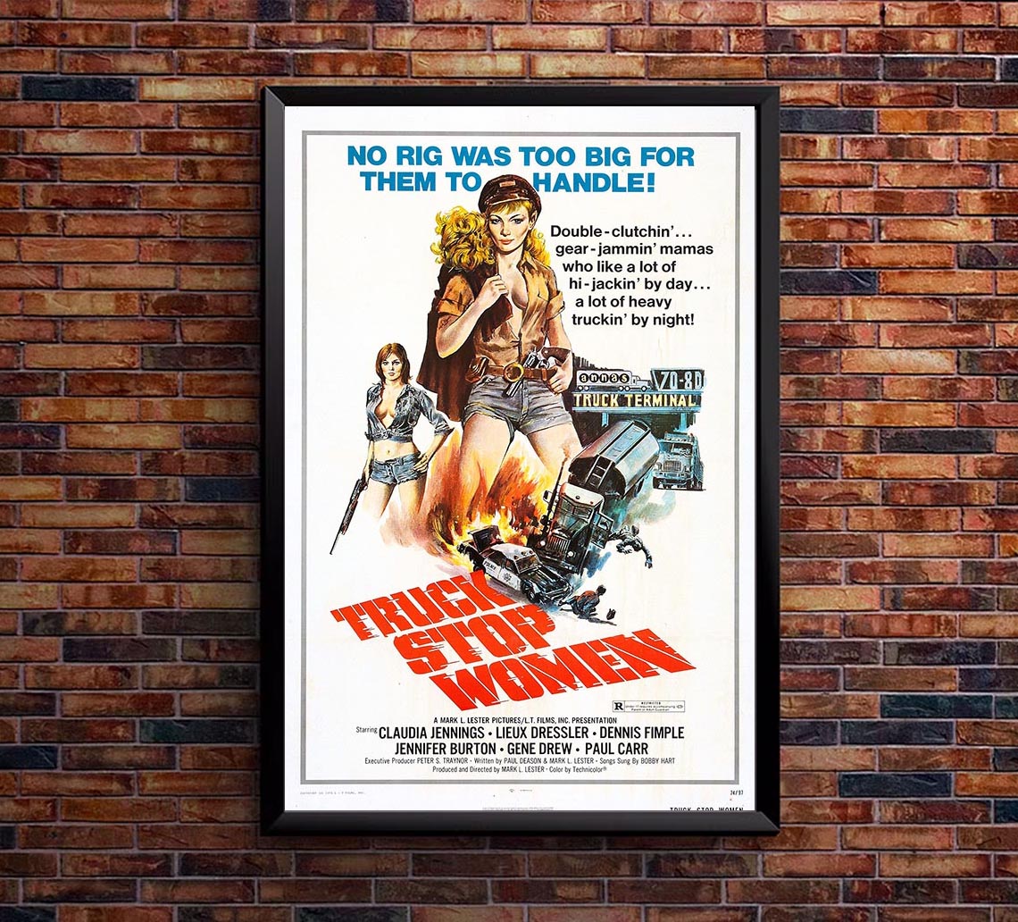 Truck Stop Women 1974 - Vintage Horror Classic Movie Poster