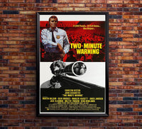 Two-Minute Warning 1976 - Charlton Heston - Vintage Classic Movie Poster