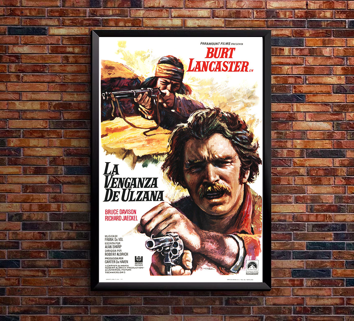 Ulzana's Raid 1972 - Burt Lancaster - Spain - Classic Movie Poster