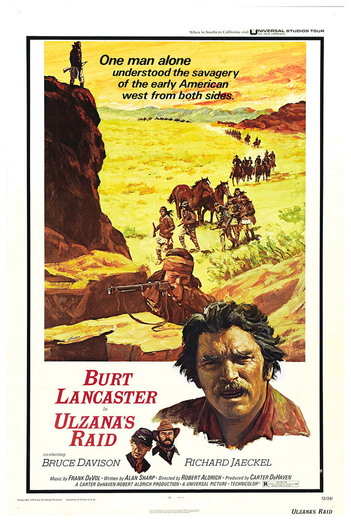 Ulzana's Raid 1972 - Burt Lancaster - US - Classic Movie Poster