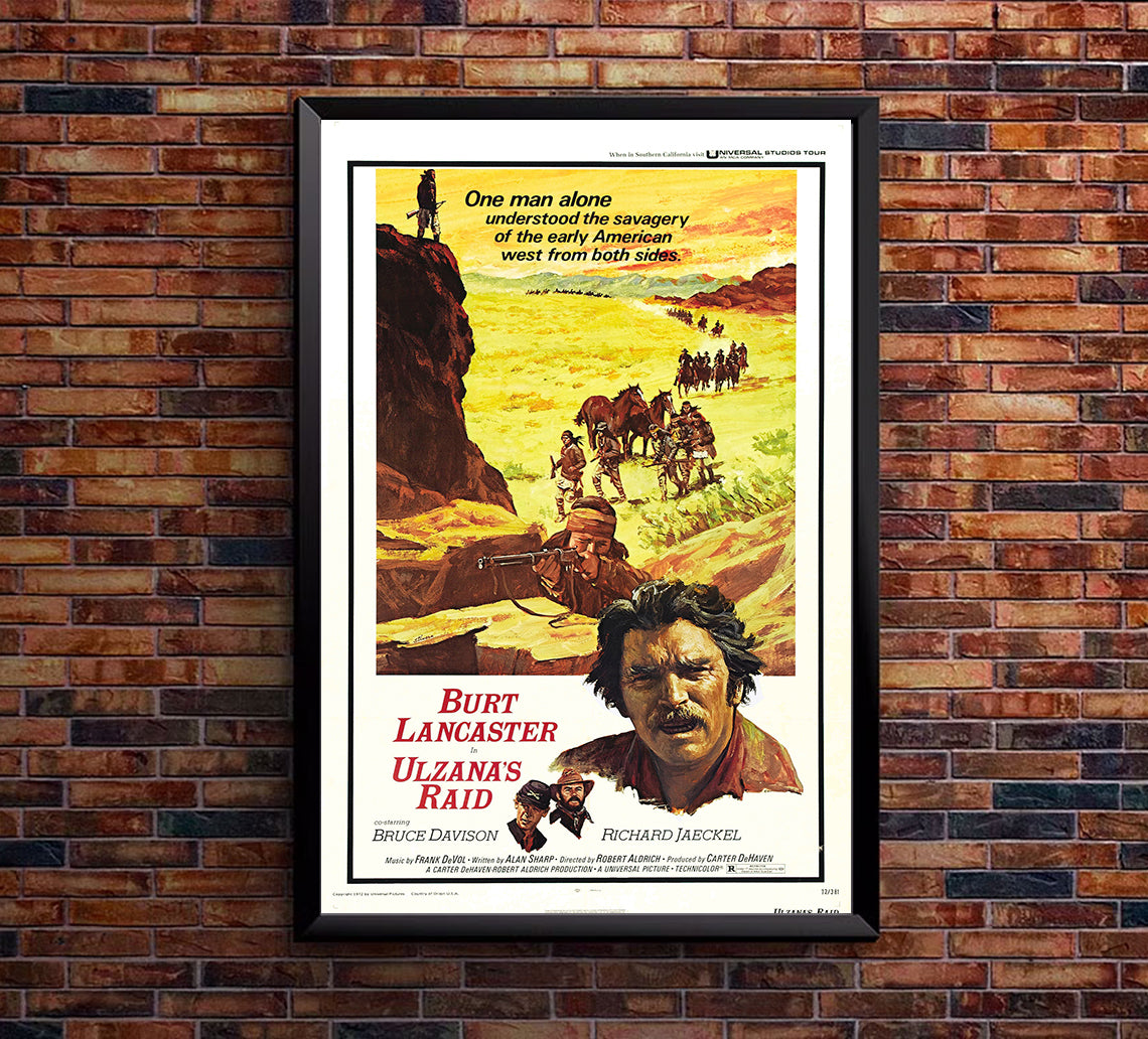 Ulzana's Raid 1972 - Burt Lancaster - US - Classic Movie Poster