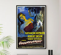 Undercurrent 1946 - Robert Mitchum - Vintage Classic Movie Poster