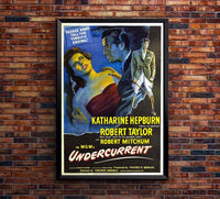 Undercurrent 1946 - Robert Mitchum - Vintage Classic Movie Poster