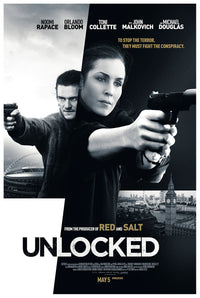 Unlocked 2017 - Michael Douglas - UK - Classic Movie Poster