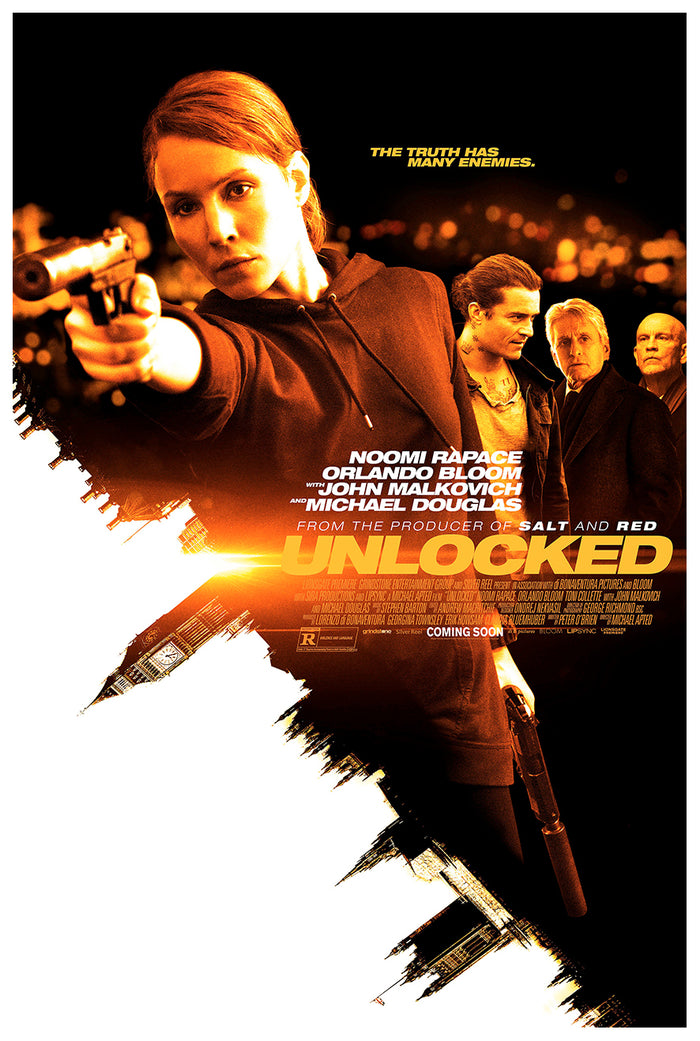 Unlocked 2017 - Michael Douglas - US - Classic Movie Poster