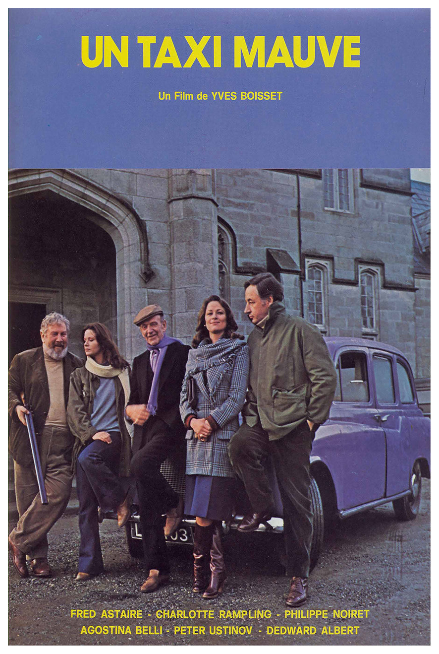 Un taxi mauve 1977 - Fred Astaire - France - Classic Movie Poster
