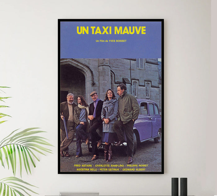 Un taxi mauve 1977 - Fred Astaire - France - Classic Movie Poster