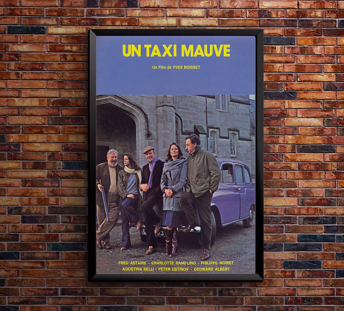 Un taxi mauve 1977 - Fred Astaire - France - Classic Movie Poster