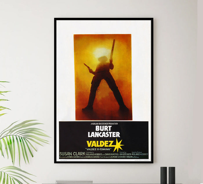 Valdez Is Coming 1971 - Burt Lancaster - Belgium - Classic Movie Poster