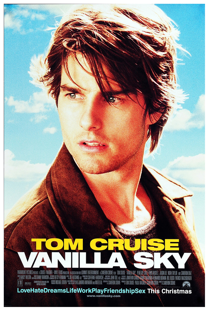 Vanilla Sky 2001 - Classic Movie Poster