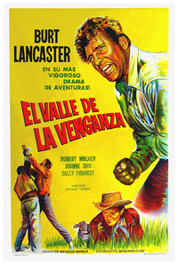 Vengeance Valley 1951 - Burt Lancaster - Argentina - Classic Movie Poster