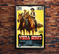 Vera Cruz 1954 - Burt Lancaster - Italy - Classic Movie Poster