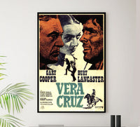 Vera Cruz 1954 - Burt Lancaster - Spain - Classic Movie Poster