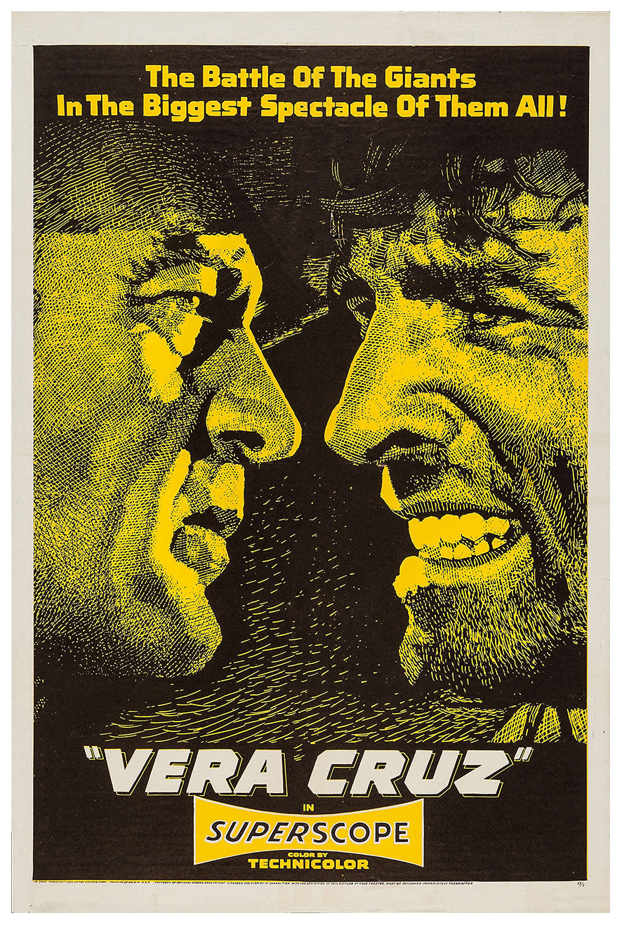 Vera Cruz 1954 - Burt Lancaster - US (2) - Classic Movie Poster