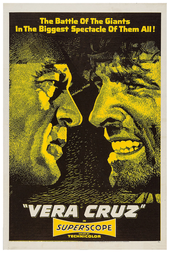 Vera Cruz 1954 - Burt Lancaster - US (2) - Classic Movie Poster