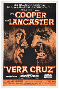 Vera Cruz 1954 - Charles Bronson - Argentina - Classic Movie Poster