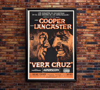 Vera Cruz 1954 - Charles Bronson - Argentina - Classic Movie Poster