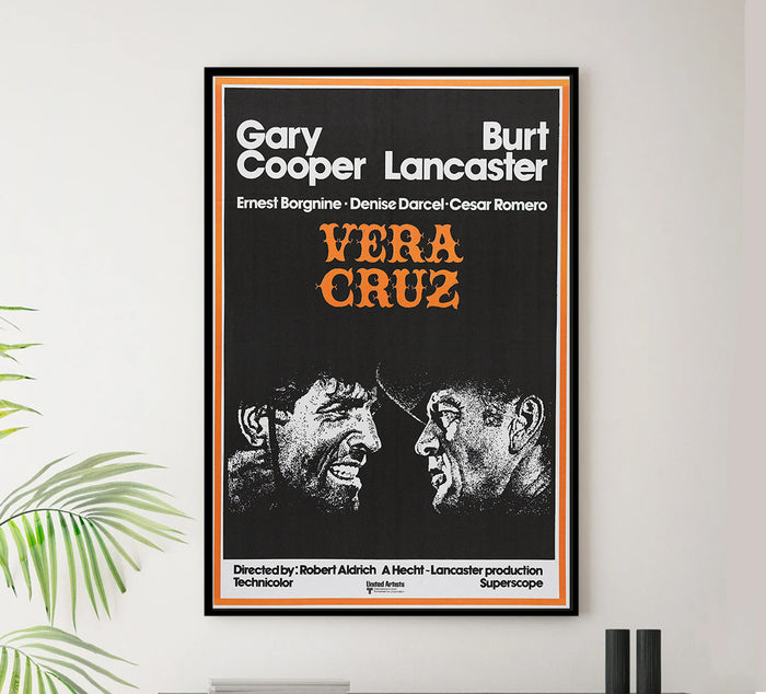 Vera Cruz 1954 - Charles Bronson - South Africa - Classic Movie Poster