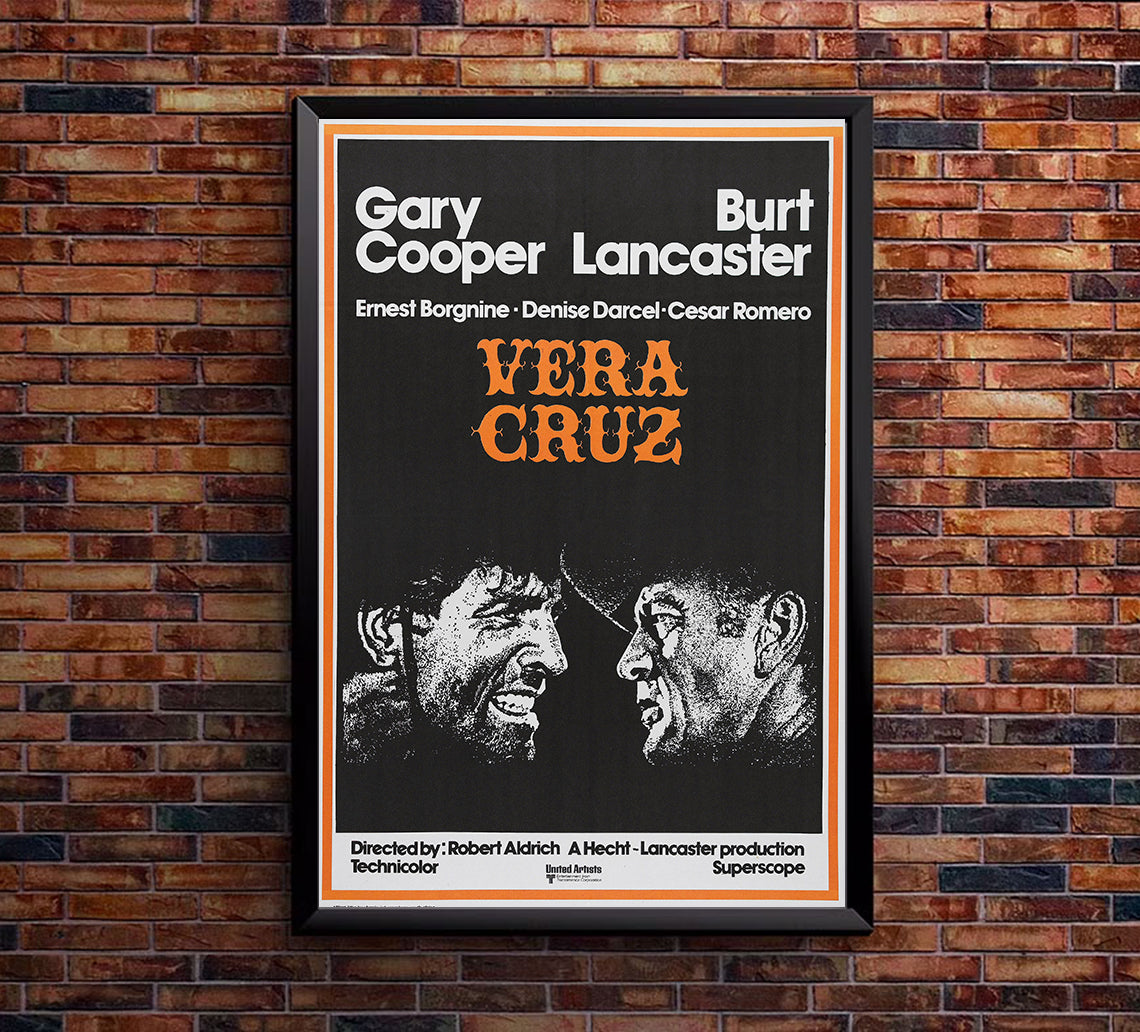 Vera Cruz 1954 - Charles Bronson - South Africa - Classic Movie Poster