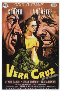 Vera Cruz 1954 - Charles Bronson - Spain - Classic Movie Poster