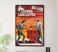 Vera Cruz 1954 - Charles Bronson - Sweden - Classic Movie Poster